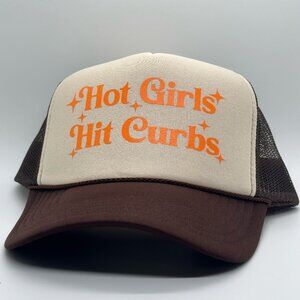 **NEW** HOT GIRLS HIT CURBS trucker hat